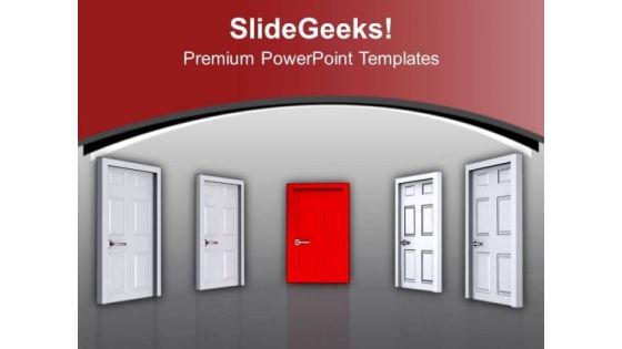 Closed Door Of Success PowerPoint Templates Ppt Backgrounds For Slides 0513 Closed Door Of Success PowerPoint Templates Ppt Backgrounds For Slides 0513