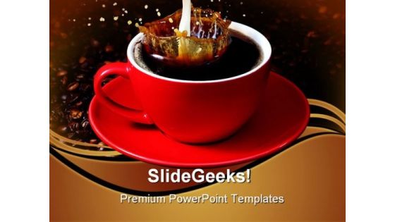 Coffee Food PowerPoint Templates And PowerPoint Backgrounds 0511