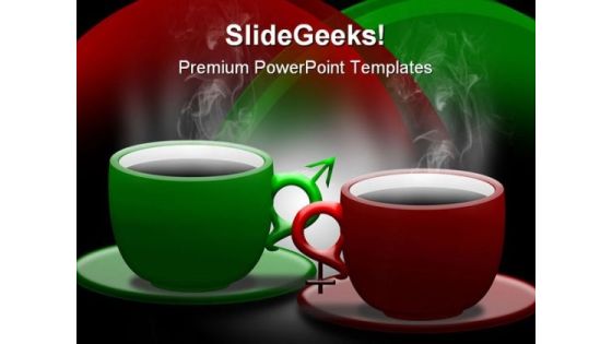 Coffee With Male Female Signs Food PowerPoint Templates And PowerPoint Backgrounds 0311 Coffee With Male Female Signs Food PowerPoint Templates And PowerPoint Backgrounds 0311