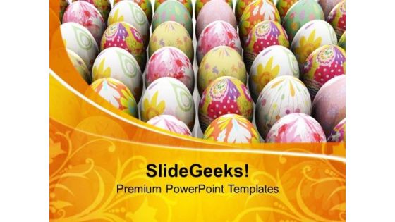 Collection Of Easter Eggs For Festival PowerPoint Templates Ppt Backgrounds For Slides 0313 Collection Of Easter Eggs For Festival PowerPoint Templates Ppt Backgrounds For Slides 0313