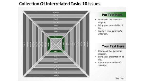 Collection Of Interrelated Tasks 10 Issues Ppt Business Plan PowerPoint Slides Collection Of Interrelated Tasks 10 Issues Ppt Business Plan PowerPoint Slides