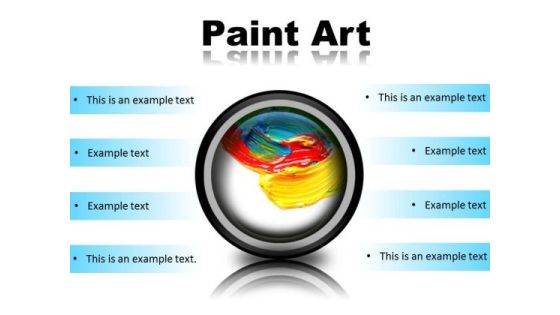 Color Paint Art PowerPoint Presentation Slides Cc