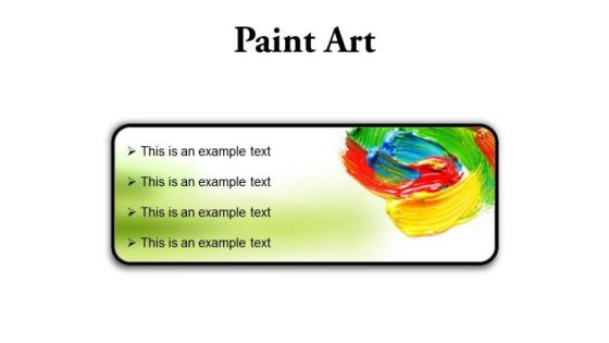 Color Paint Art PowerPoint Presentation Slides R