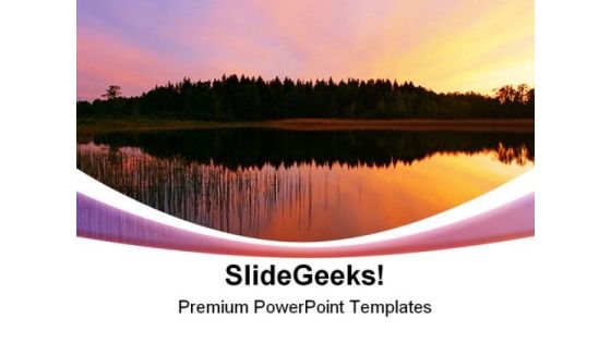 Color Reflection Nature PowerPoint Templates And PowerPoint Backgrounds 0311