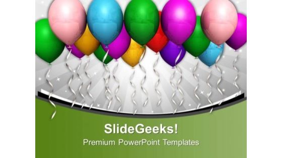Colored Balloons For Party PowerPoint Templates Ppt Backgrounds For Slides 0613 Colored Balloons For Party PowerPoint Templates Ppt Backgrounds For Slides 0613