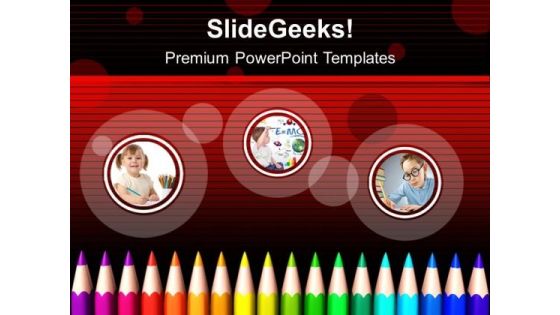 Colored Pencils Education PowerPoint Templates And PowerPoint Themes 0612 Colored Pencils Education PowerPoint Templates And PowerPoint Themes 0612