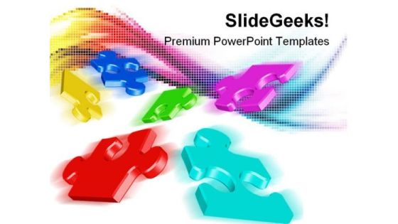 Colored Puzzles Abstract PowerPoint Templates And PowerPoint Backgrounds 0711 Colored Puzzles Abstract PowerPoint Templates And PowerPoint Backgrounds 0711