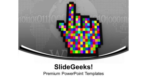 Colorful Computer Cursor Internet Concept PowerPoint Templates Ppt Backgrounds For Slides 0613 Colorful Computer Cursor Internet Concept PowerPoint Templates Ppt Backgrounds For Slides 0613