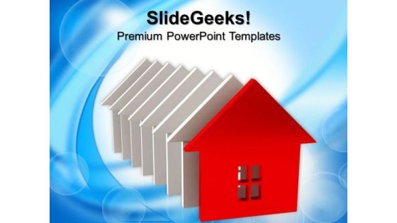Colorful Houses Background PowerPoint Templates And PowerPoint Themes 0912 Colorful Houses Background PowerPoint Templates And PowerPoint Themes 0912