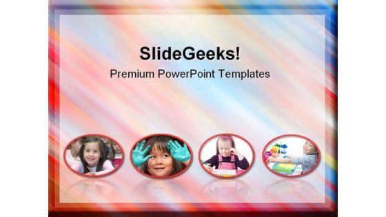Colorful Photo Frame Children PowerPoint Themes And PowerPoint Slides 0611 Colorful Photo Frame Children PowerPoint Themes And PowerPoint Slides 0611