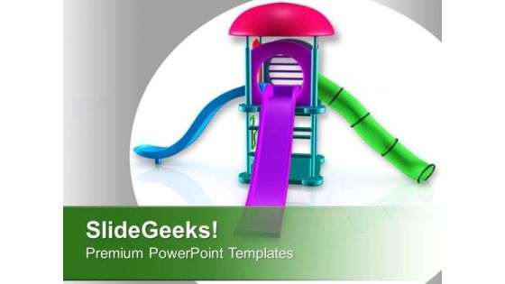 Colorful Playground Equipment For Children PowerPoint Templates Ppt Backgrounds For Slides 0213 Colorful Playground Equipment For Children PowerPoint Templates Ppt Backgrounds For Slides 0213