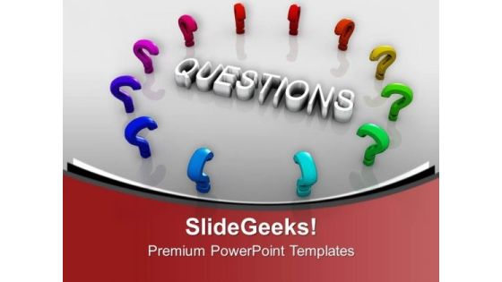 Colorful Question Marks Around The Question PowerPoint Templates Ppt Backgrounds For Slides 0313 Colorful Question Marks Around The Question PowerPoint Templates Ppt Backgrounds For Slides 0313