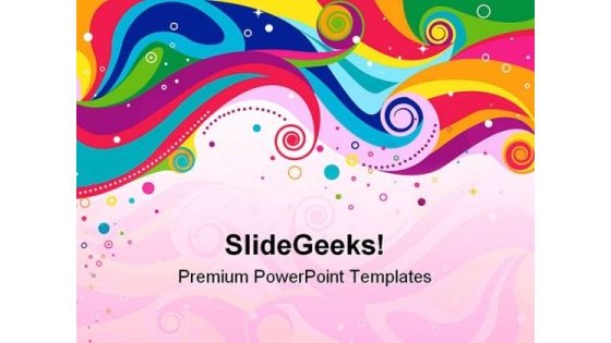 Colorful Wave Abstract PowerPoint Templates And PowerPoint Backgrounds 0311 Colorful Wave Abstract PowerPoint Templates And PowerPoint Backgrounds 0311