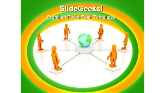 Communication Concept People PowerPoint Template 1110 Communication Concept People PowerPoint Template 1110