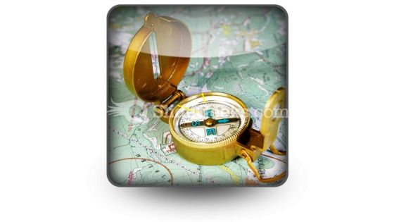 Compass PowerPoint Icon S Compass PowerPoint Icon S