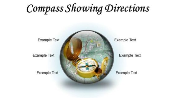 Compass Showing Directions Geographical PowerPoint Presentation Slides C Compass Showing Directions Geographical PowerPoint Presentation Slides C