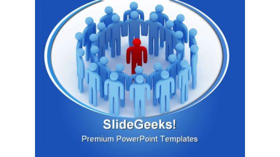 Competition Concept Leadership PowerPoint Templates And PowerPoint Backgrounds 0611