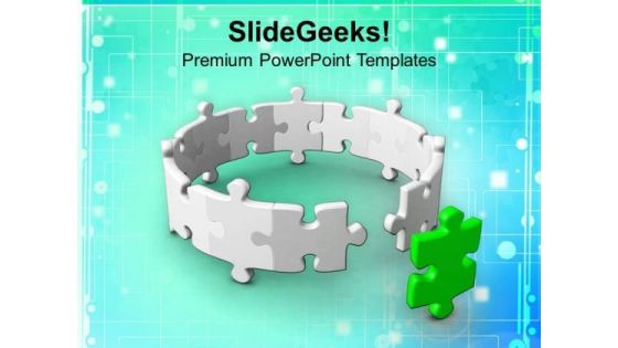 Complete The Cycle With Unique Solution PowerPoint Templates Ppt Backgrounds For Slides 0513 Complete The Cycle With Unique Solution PowerPoint Templates Ppt Backgrounds For Slides 0513
