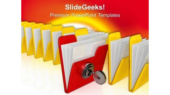 Computer Folder With Key Security PowerPoint Templates And PowerPoint Themes 0712 Computer Folder With Key Security PowerPoint Templates And PowerPoint Themes 0712