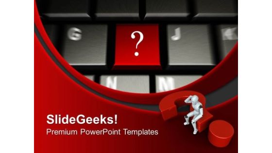 Computer Keyboard With Question Mark Key Symbol PowerPoint Templates And PowerPoint Themes 1012 Computer Keyboard With Question Mark Key Symbol PowerPoint Templates And PowerPoint Themes 1012