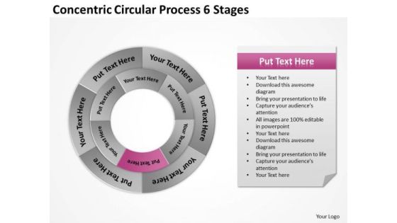 Concentric Circular Process 6 Stages Ppt Business Plan PowerPoint Slides Concentric Circular Process 6 Stages Ppt Business Plan PowerPoint Slides