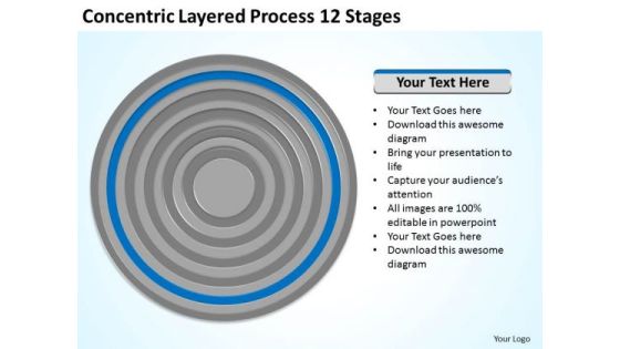 Concentric Layered Process 12 Stages Ppt Business Plan Download PowerPoint Slides Concentric Layered Process 12 Stages Ppt Business Plan Download PowerPoint Slides