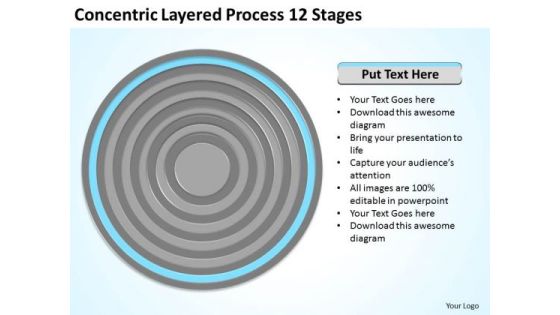 Concentric Layered Process 12 Stages Ppt Business Plan Marketing PowerPoint Templates Concentric Layered Process 12 Stages Ppt Business Plan Marketing PowerPoint Templates