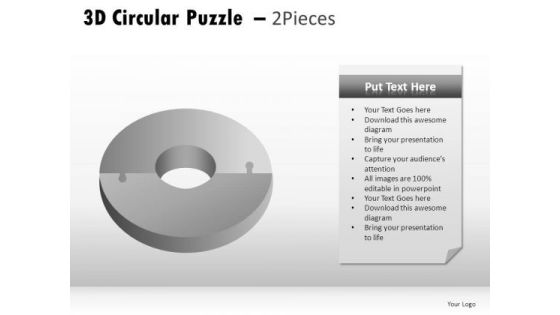 Concept 3d Circular Puzzle 2 Pieces PowerPoint Slides And Ppt Diagram Templates Concept 3d Circular Puzzle 2 Pieces PowerPoint Slides And Ppt Diagram Templates