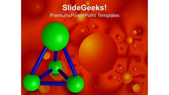 Concept Of Abstract Molecular Structure PowerPoint Templates Ppt Backgrounds For Slides 0513