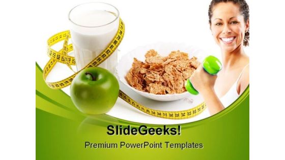 Concept Of Dieting Food PowerPoint Themes And PowerPoint Slides 0211 Concept Of Dieting Food PowerPoint Themes And PowerPoint Slides 0211