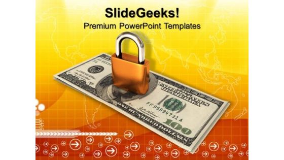 Concept Of Locked Money Credit PowerPoint Templates And PowerPoint Themes 0912 Concept Of Locked Money Credit PowerPoint Templates And PowerPoint Themes 0912