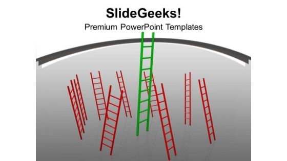 Conceptual Image Of Growth Ladders Success PowerPoint Templates Ppt Backgrounds For Slides 0113 Conceptual Image Of Growth Ladders Success PowerPoint Templates Ppt Backgrounds For Slides 0113