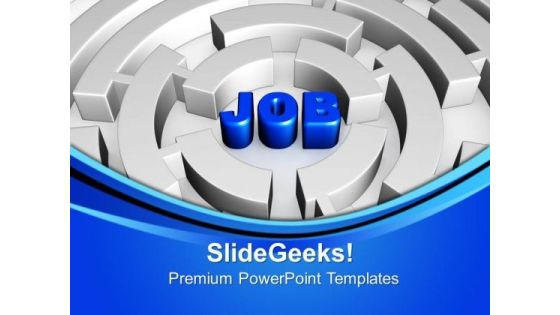 Conceptual Image Of Job Search PowerPoint Templates Ppt Backgrounds For Slides 0713