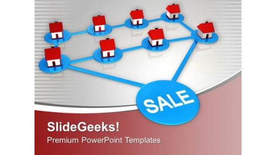 Conceptual Image Of Sale Of Real Estate PowerPoint Templates Ppt Backgrounds For Slides 0213