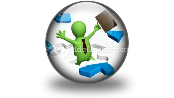 Conceptual Success PowerPoint Icon C