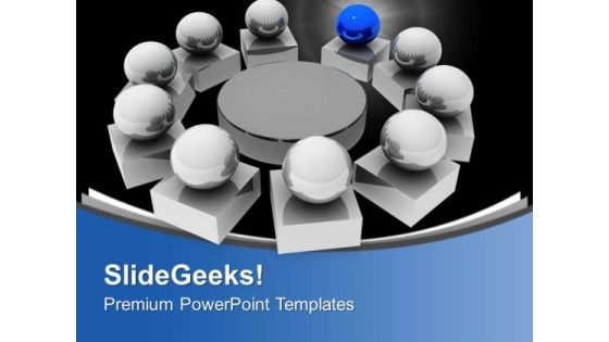 Conference Meeting Leadership Concept PowerPoint Templates Ppt Backgrounds For Slides 0313