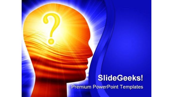 Confused Brain Business PowerPoint Themes And PowerPoint Slides 0811 Confused Brain Business PowerPoint Themes And PowerPoint Slides 0811