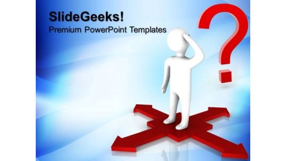 Confused Man People PowerPoint Templates And PowerPoint Themes 0712
