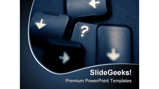 Confusion Keys Computer PowerPoint Backgrounds And Templates 1210