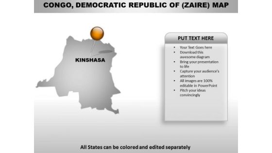 Congo Democratic Country PowerPoint Maps
