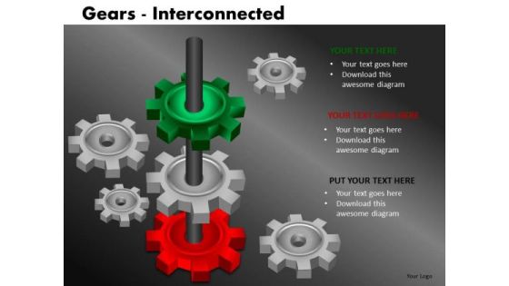 Connected Business Gears PowerPoint Ppt Templates Connected Business Gears PowerPoint Ppt Templates