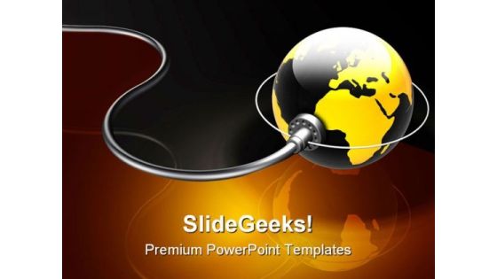 Connected World Globe PowerPoint Themes And PowerPoint Slides 0511 Connected World Globe PowerPoint Themes And PowerPoint Slides 0511