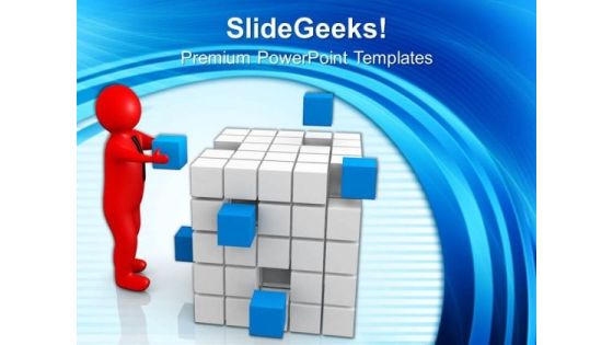 Connections For Business Upliftment PowerPoint Templates Ppt Backgrounds For Slides 0513