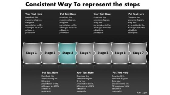 Consistent Way To Represent The Steps Flow Chart Slides Free PowerPoint Templates Consistent Way To Represent The Steps Flow Chart Slides Free PowerPoint Templates