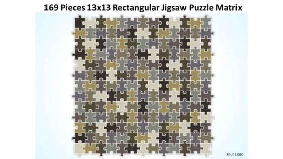 Consulting Diagram 169 Pieces 13x13 Rectangular Jigsaw Puzzle Matrix Strategy Diagram Consulting Diagram 169 Pieces 13x13 Rectangular Jigsaw Puzzle Matrix Strategy Diagram