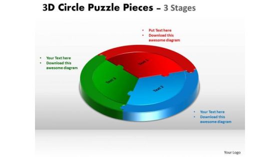 Consulting Diagram 3d Circle Puzzle Diagram 3 Stages Strategy Diagram Consulting Diagram 3d Circle Puzzle Diagram 3 Stages Strategy Diagram