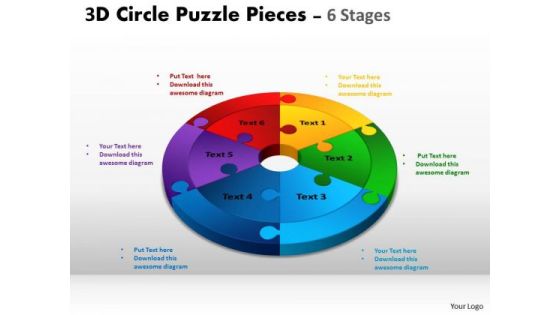 Consulting Diagram 3d Circle Puzzle Diagram 6 Stages Slide Strategy Diagram Consulting Diagram 3d Circle Puzzle Diagram 6 Stages Slide Strategy Diagram