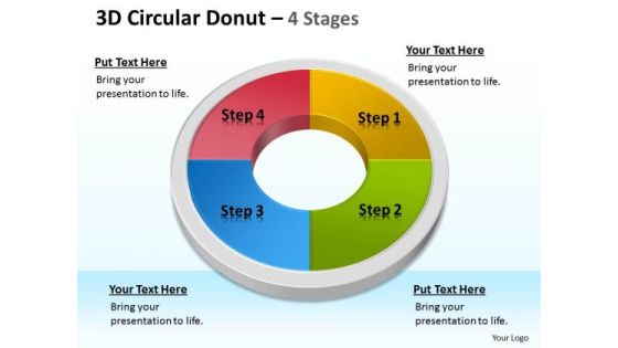 Consulting Diagram 3d Circular Donut 4 Stages Marketing Diagram Consulting Diagram 3d Circular Donut 4 Stages Marketing Diagram