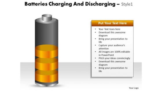 Consulting Diagram Batteries Charging And Discharging Style 1 Sales Diagram Consulting Diagram Batteries Charging And Discharging Style 1 Sales Diagram