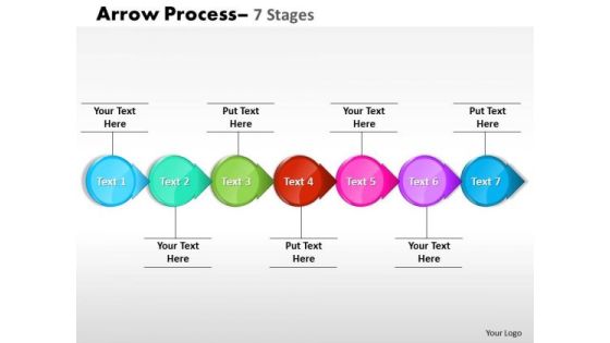 Consulting Diagram Circle Arrow 7 Stages Sales Diagram Consulting Diagram Circle Arrow 7 Stages Sales Diagram